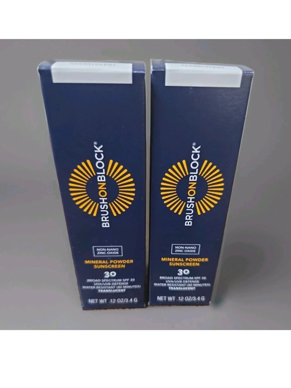 Brush On Block SPF 30 Mineral Powder Sunscreen Lot of 2